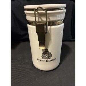 Vintage Douwe Egberts Ceramic Coffee Canister - Pristine Condition